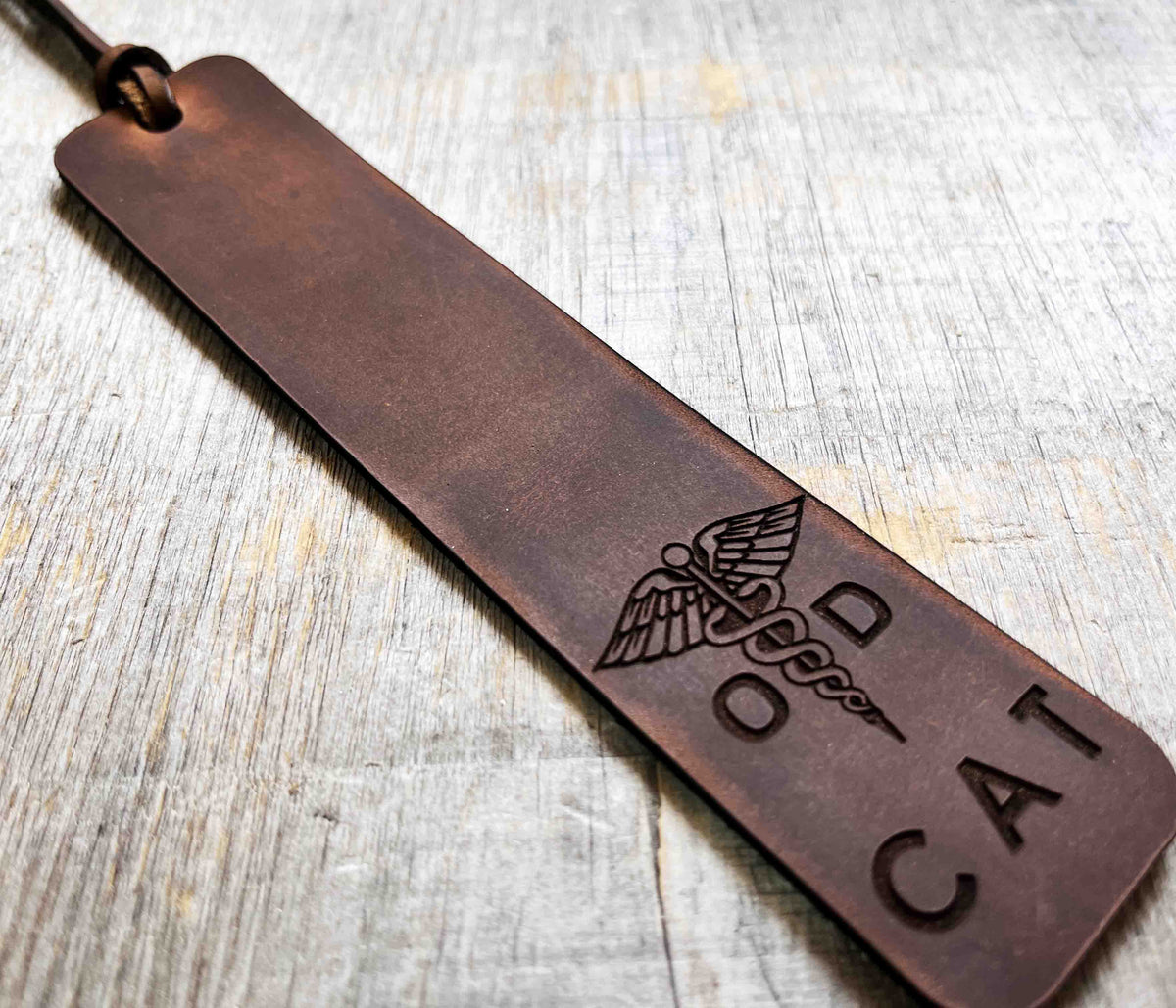 Bookmark Premium Leather Engraved.