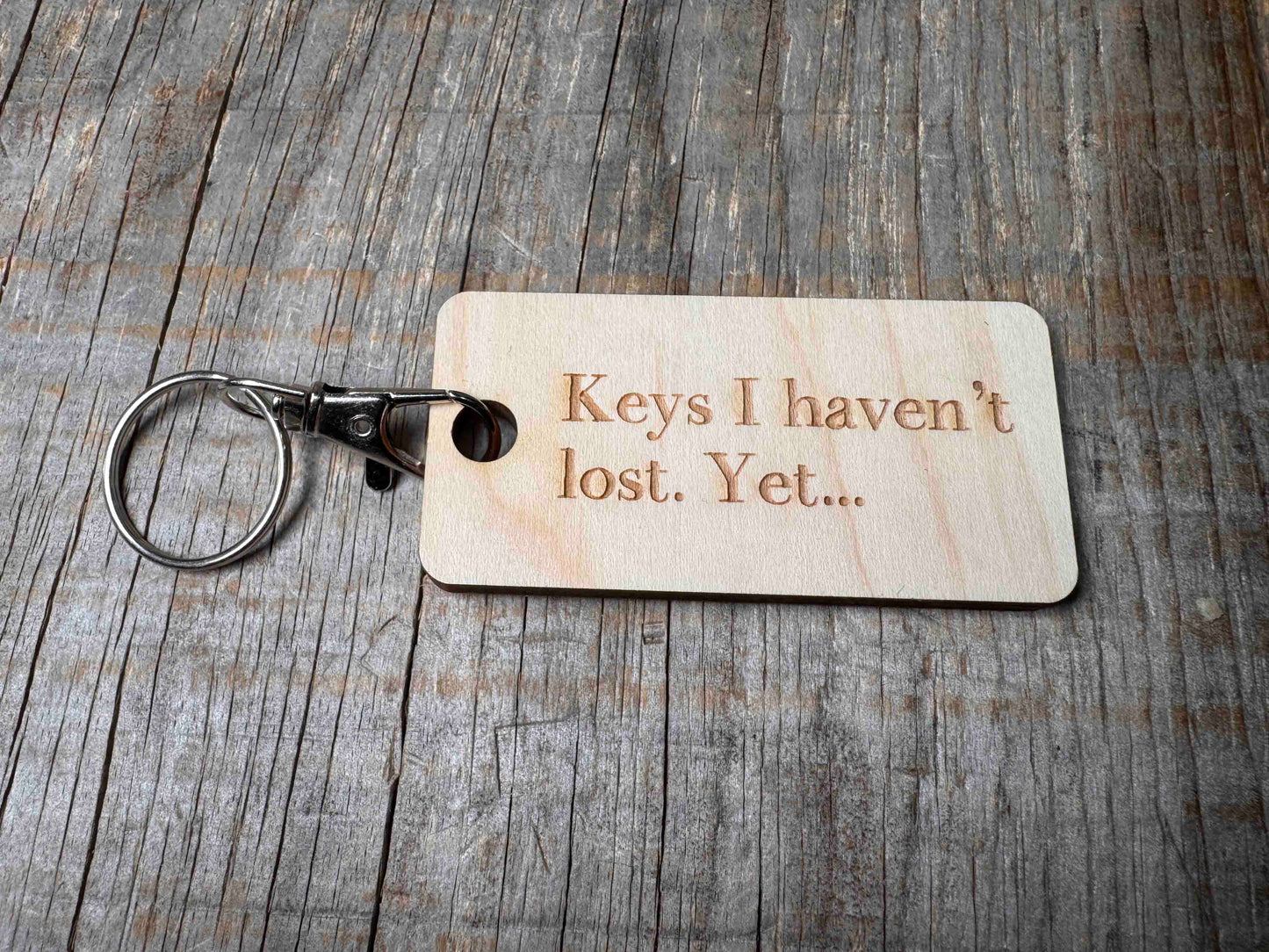 Wooden Keychain Memories Made Custom