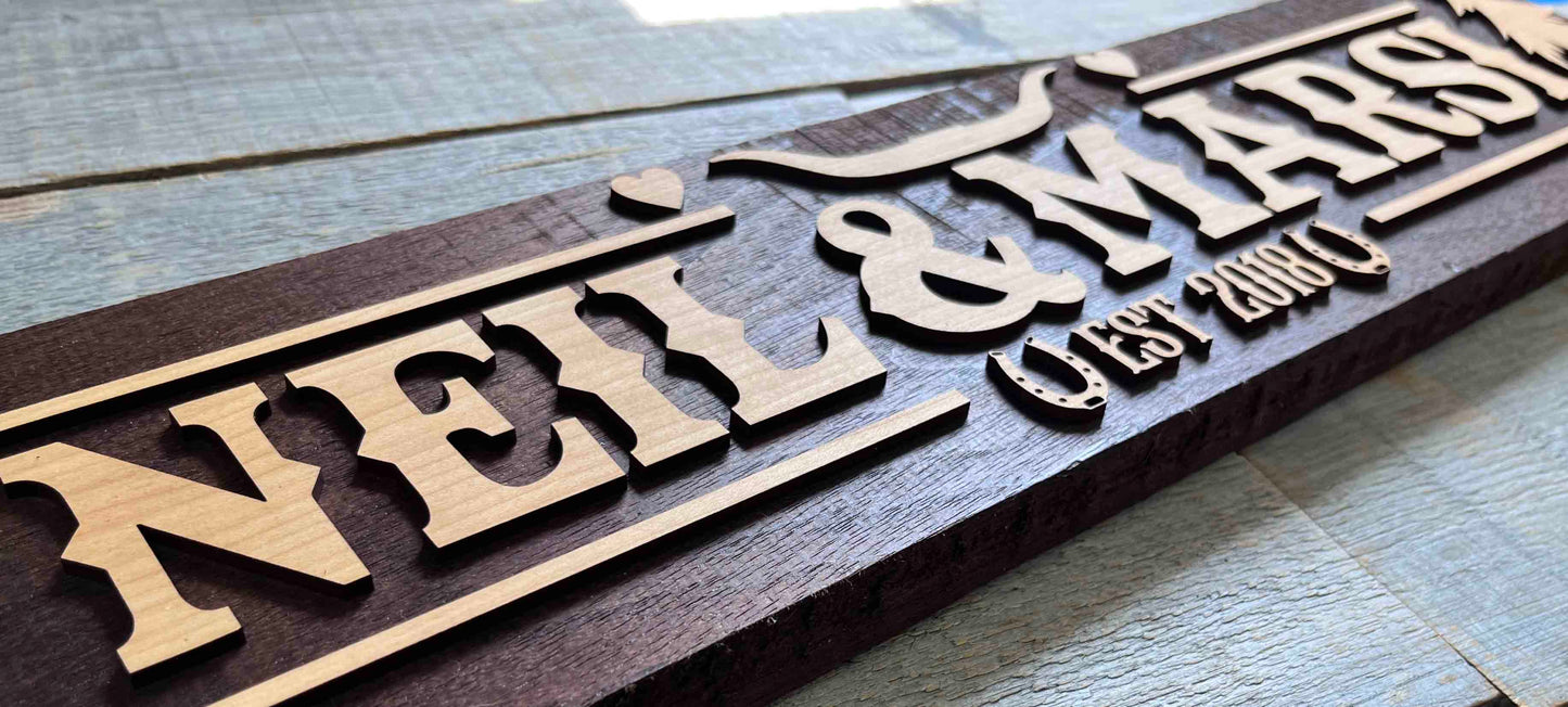 Peruvian Walnut and Canadian Maple Custom Design Memories Made Custom