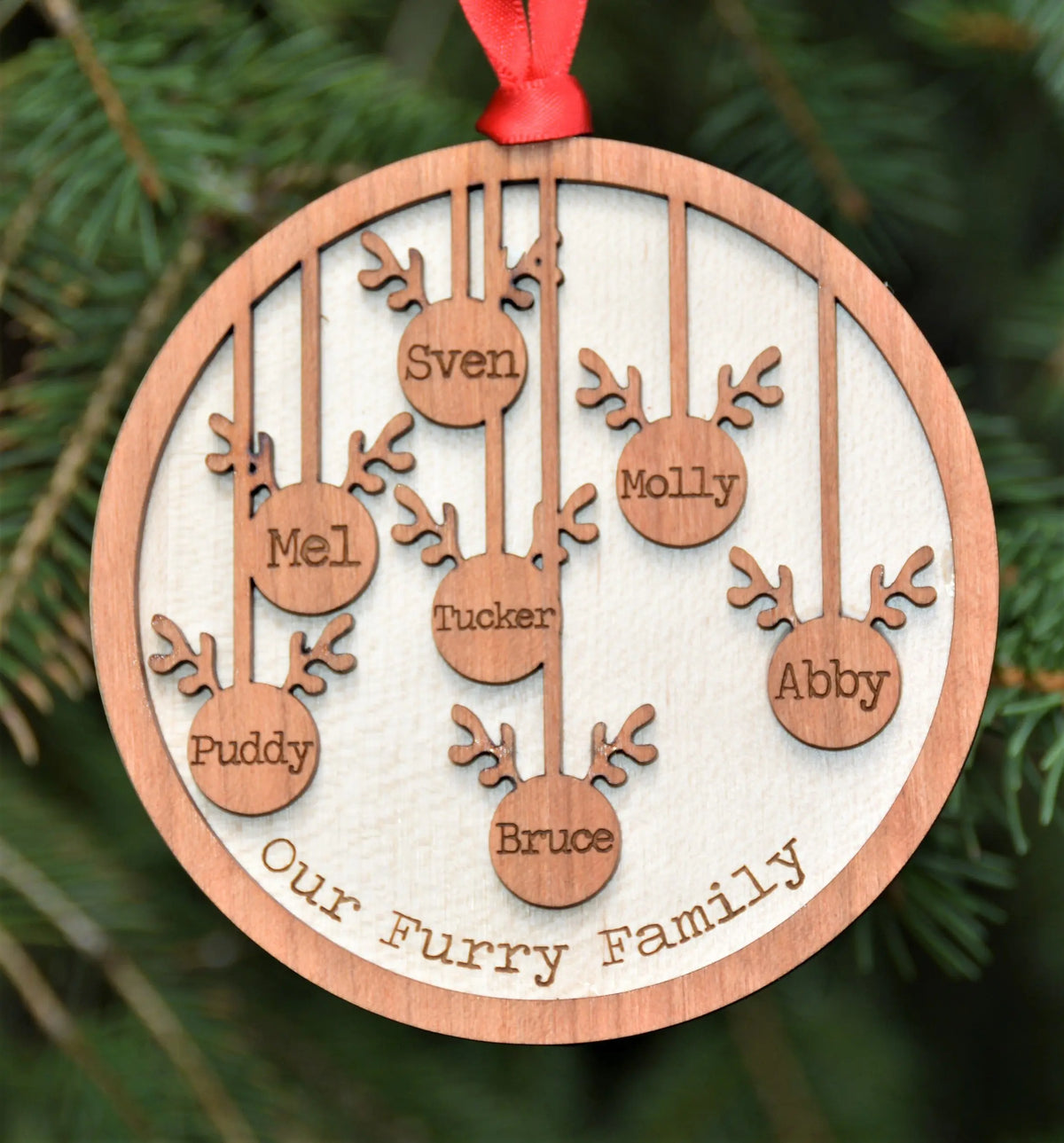 Our Family Christmas Ornament Memories Made Custom