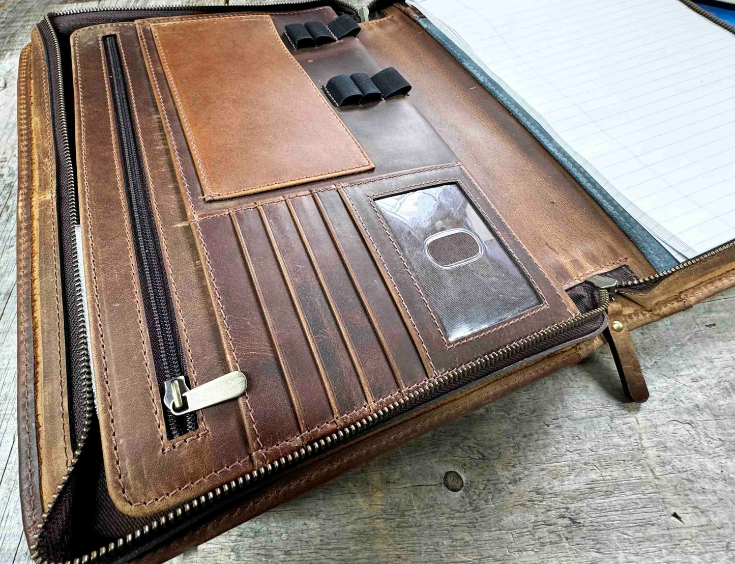Premium Leather Padfolio Memories Made Custom