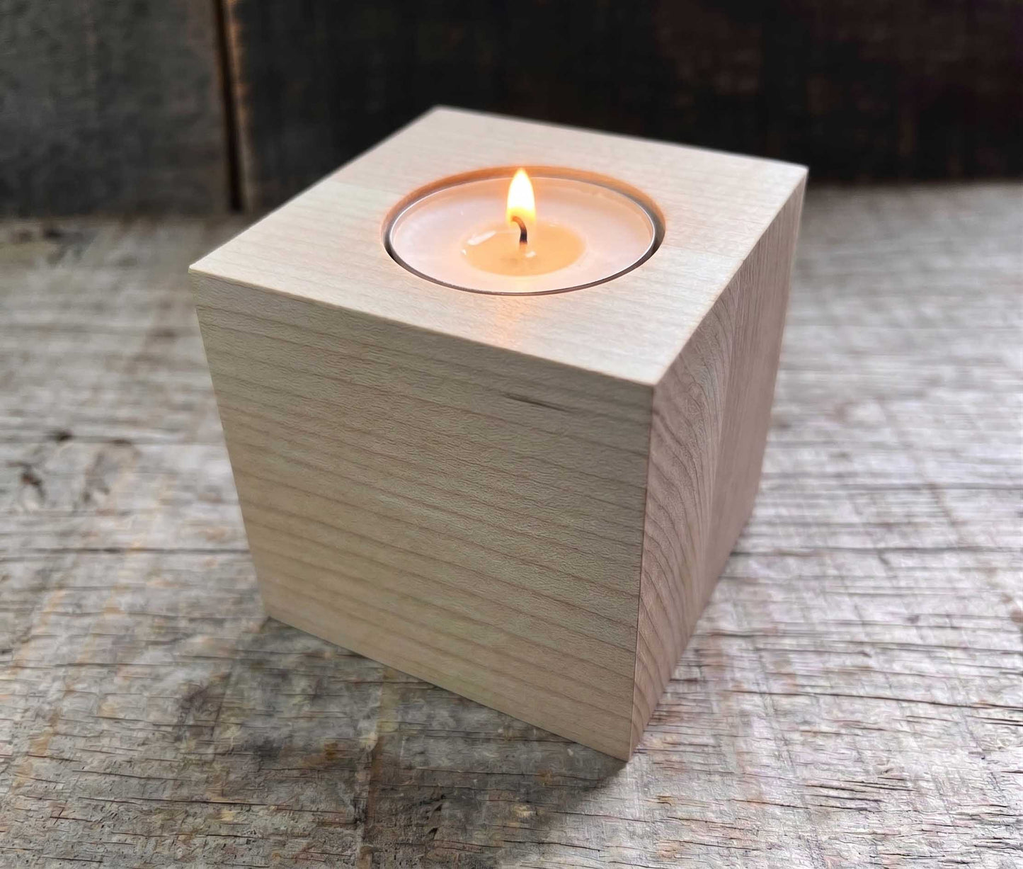 Celebration of Life: Custom Engraved Canadian Maple Memorial Block Gift Set