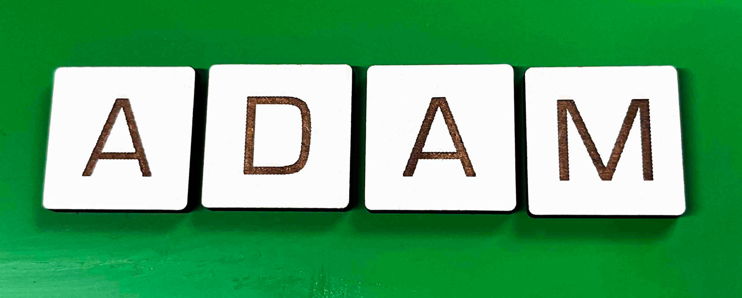 Laser Cut Letter tiles Memories Made Custom