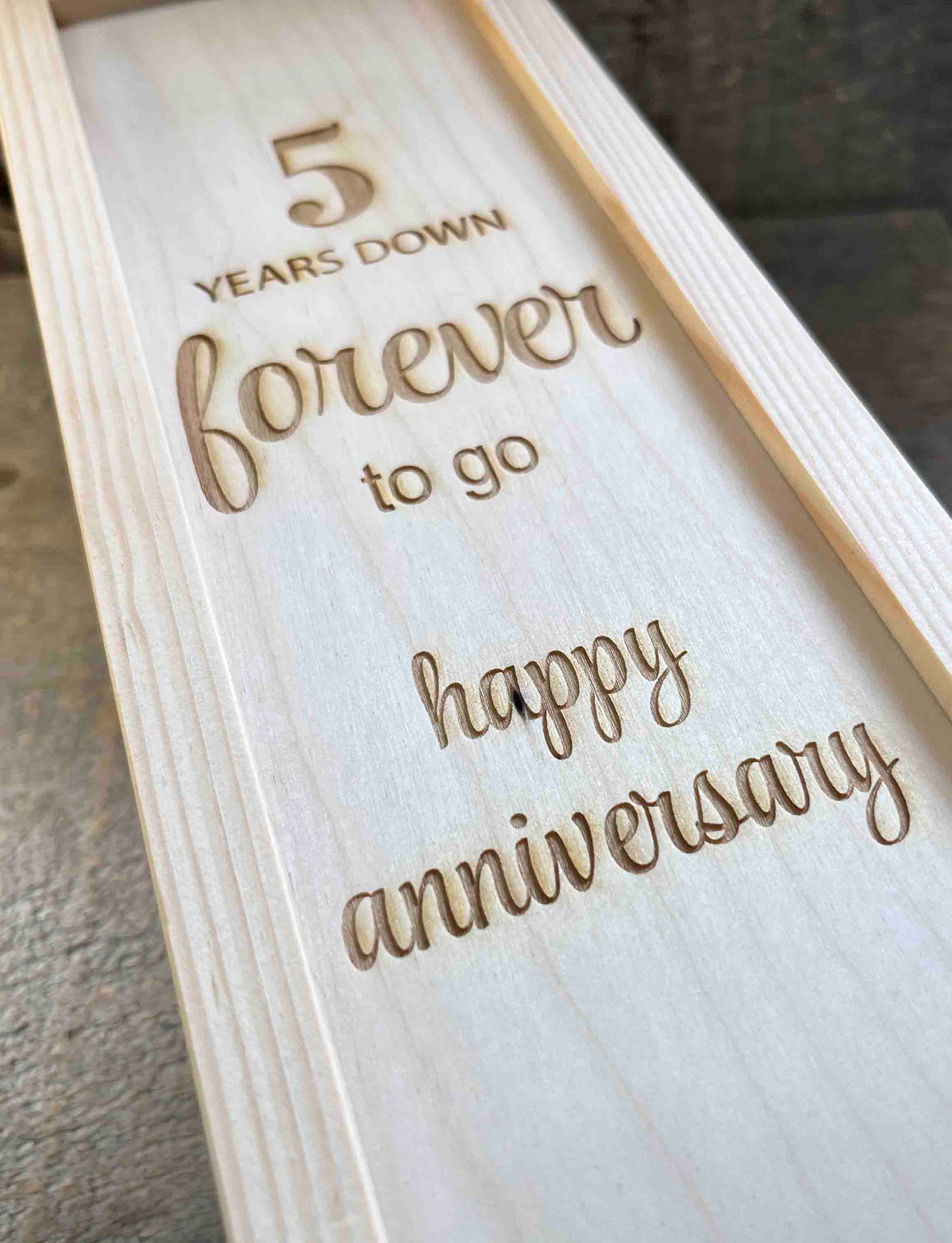 Custom Engraved Wine Boxes - Design 35 Memories Made Custom