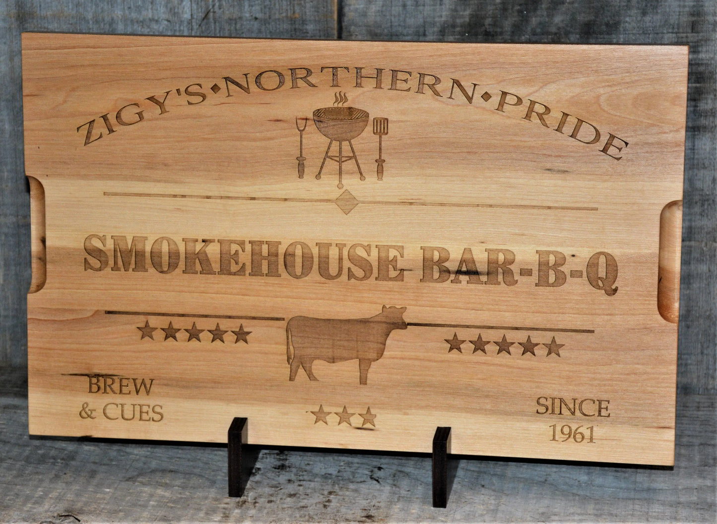 ARTISAN SOLID WOOD CUTTING/SERVING BOARD DESIGN 6.