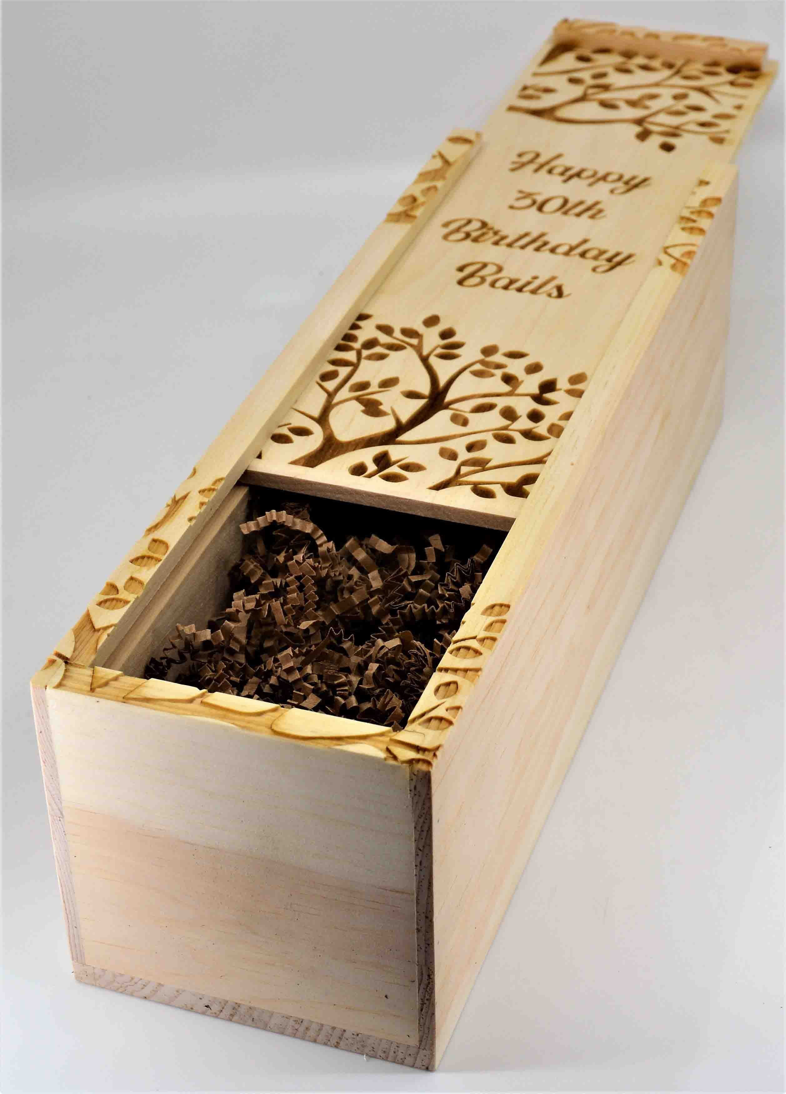 Pine Wine Boxes - Design 7.