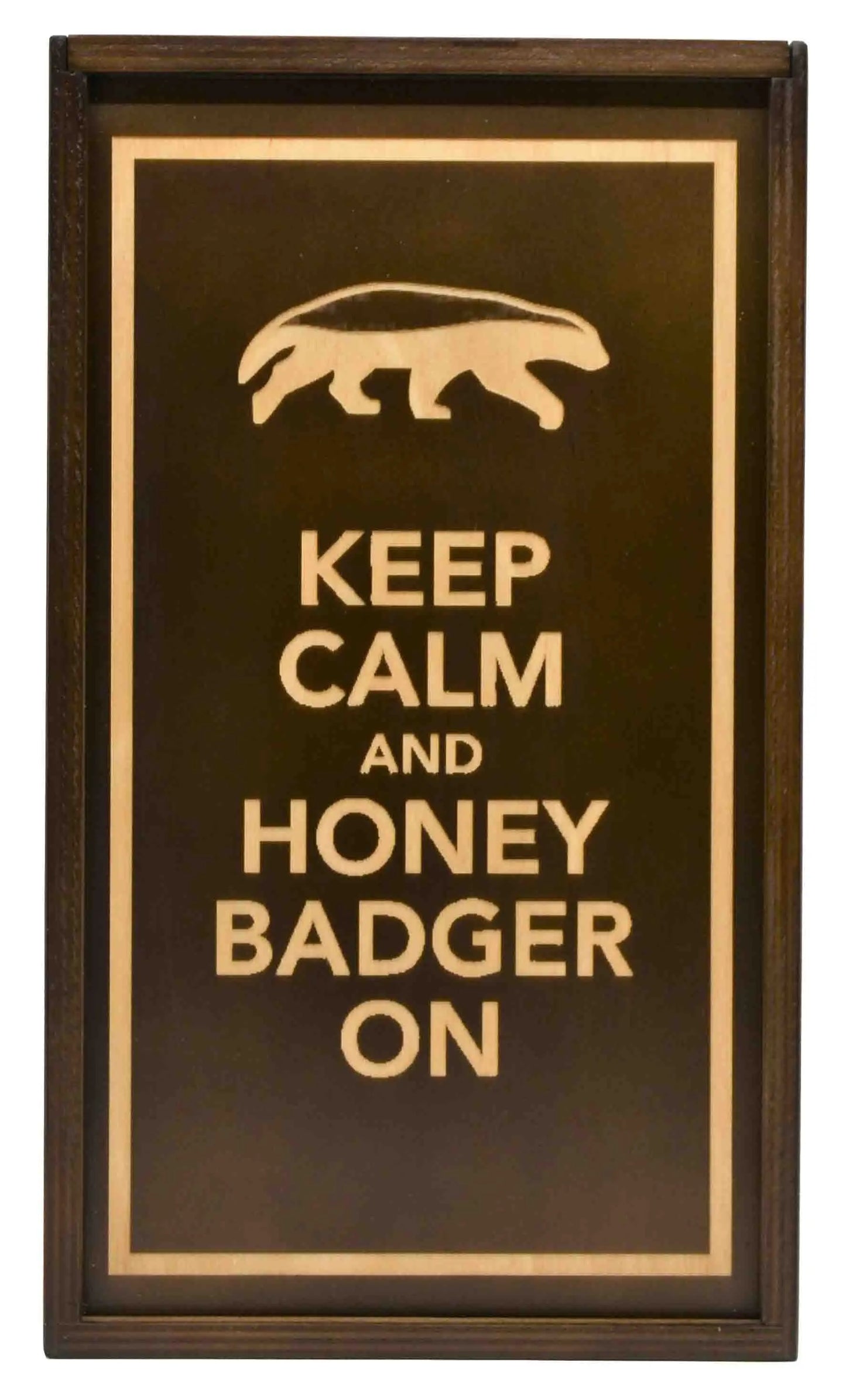 Custom Engraved Wooden Tea Boxes - Walnut Stain 8 Sections.