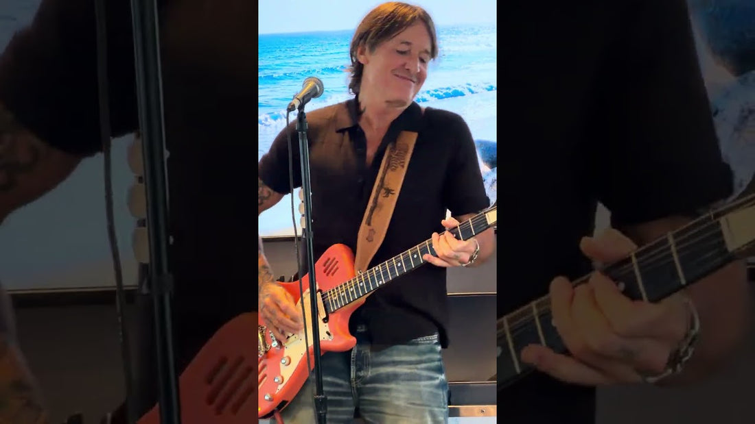 Update with Video on the Keith Urban custom guitar strap.
