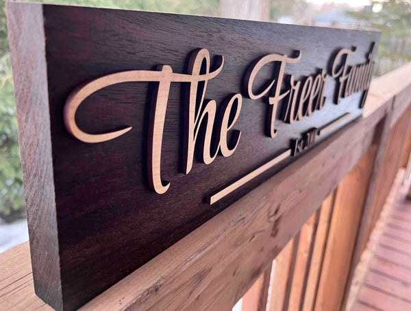 Custom Laser Engraved Wood Signs | Made in Stouffville, Ontario
