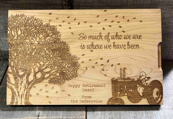 Birthday Cutting Boards | Custom Laser Engraved Birthday Gift Cutting Boards