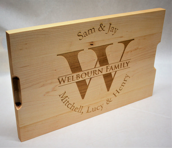 Anniversary Cutting Boards | Custom Laser Engraved Anniversary Gift Cutting Boards