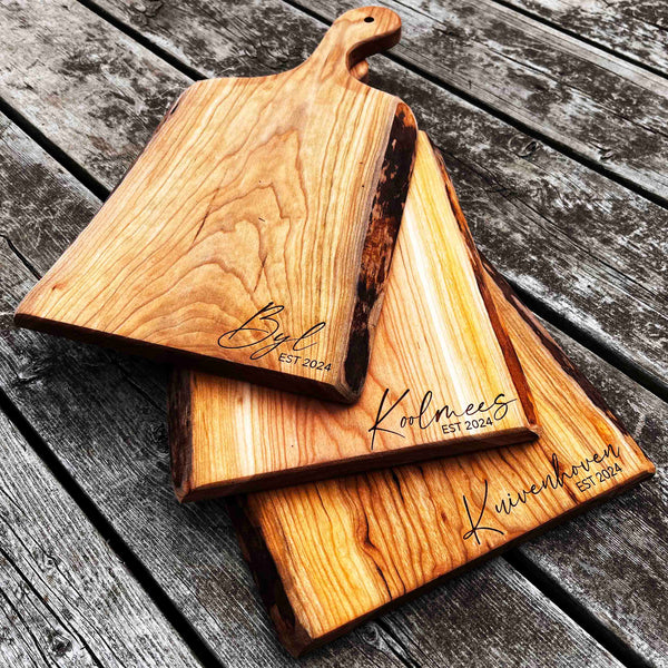 Cutting Boards Live Edge Custom Engraved