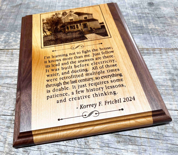 Custom Engraved Wooden Plaques & Awards