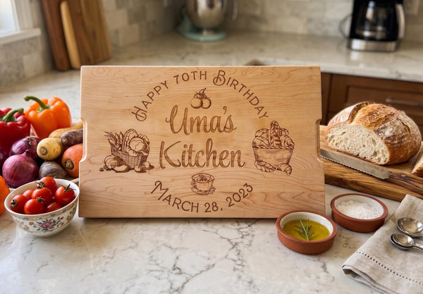 Cutting Boards Personalized Maple Wood Made in Canada