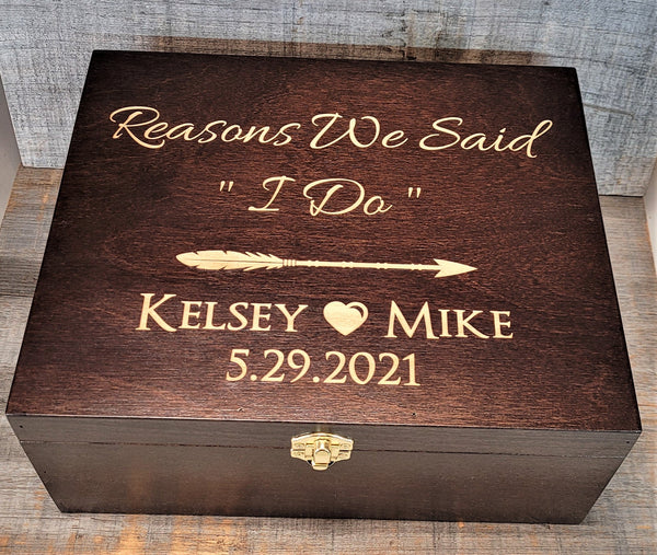 Custom Engraved Wooden Boxes & Personalized Keepsakes