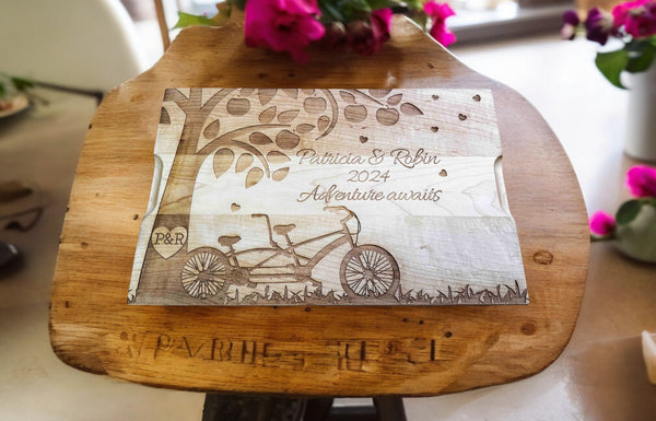 Wedding Cutting Boards | Custom Laser Engraved Wedding Gift Cutting Boards