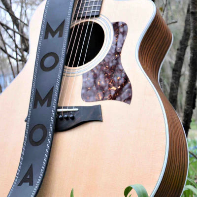 Custom Engraved Leather Guitar Straps | Personalized Musician Gifts