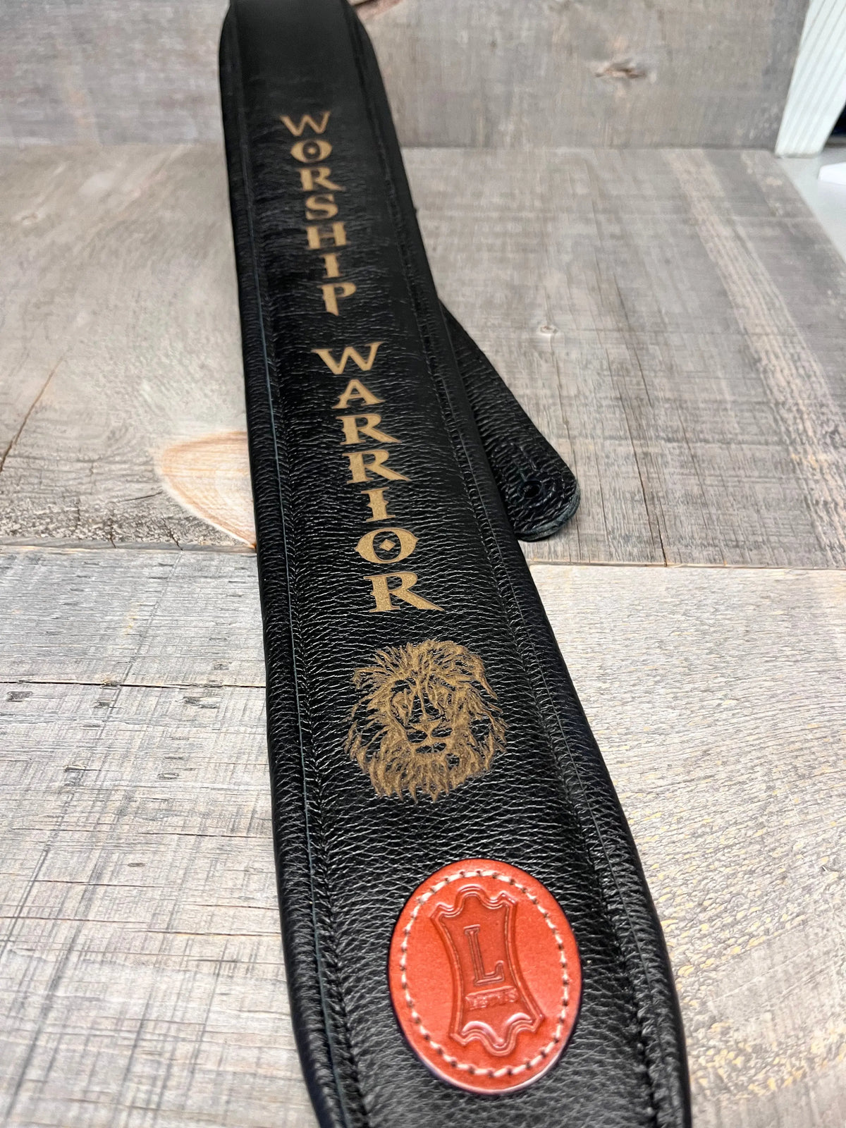 Carving Leather Guitar/Bass Straps Memories Made Custom