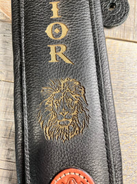 Carving Leather Guitar/Bass Straps Memories Made Custom