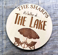 Personalized Engraved Wood Coasters | Custom Square or Round Wooden Coaster