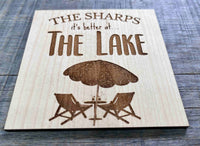 Personalized Engraved Wood Coasters | Custom Square or Round Wooden Coaster