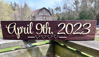 Peruvian Walnut and Canadian Maple Hearts and Text Memories Made Custom