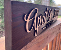 Peruvian Walnut and Canadian Maple Hearts and Text Memories Made Custom