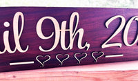 Peruvian Walnut and Canadian Maple Hearts and Text Memories Made Custom