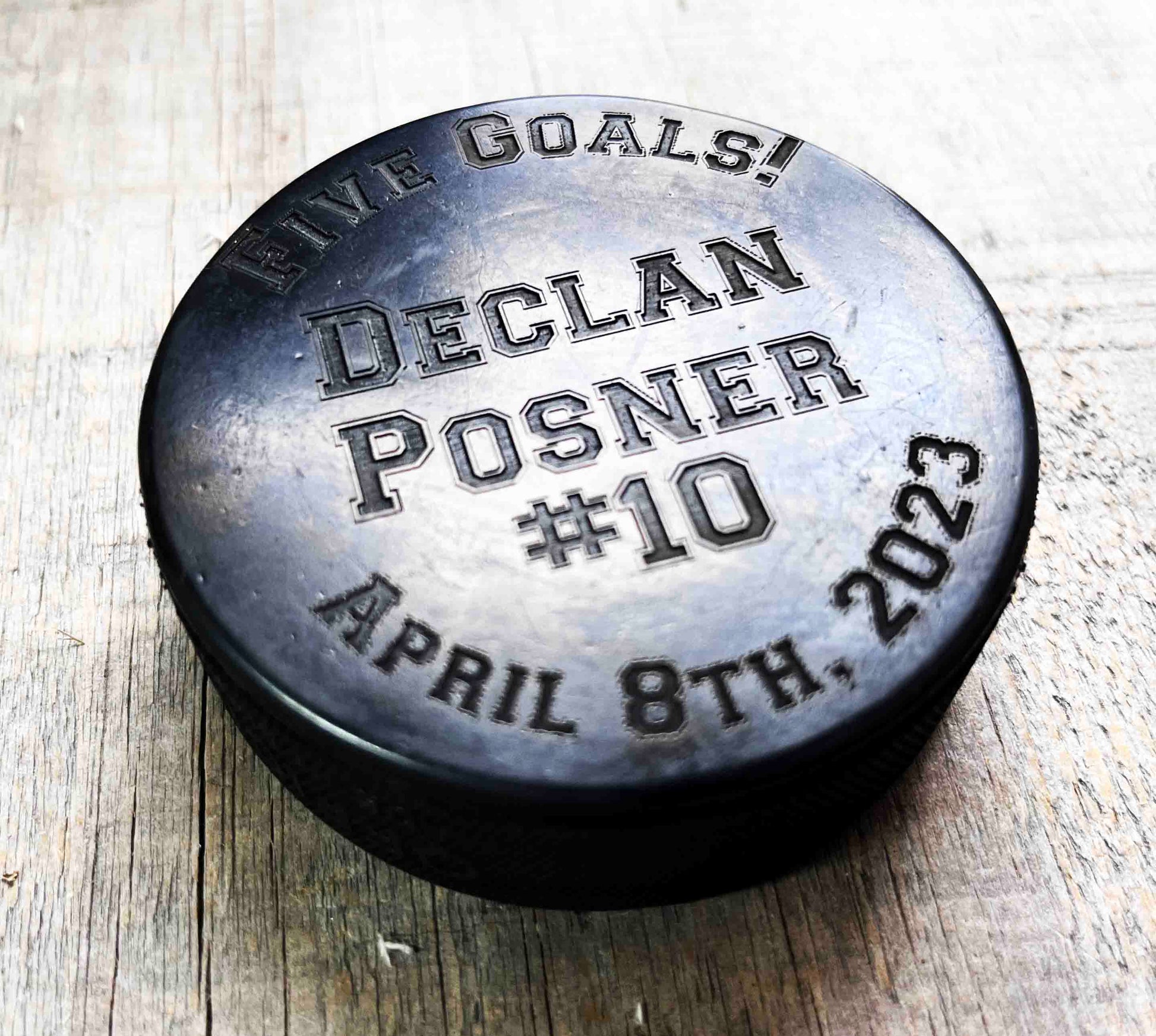 Custom Hockey Puck.