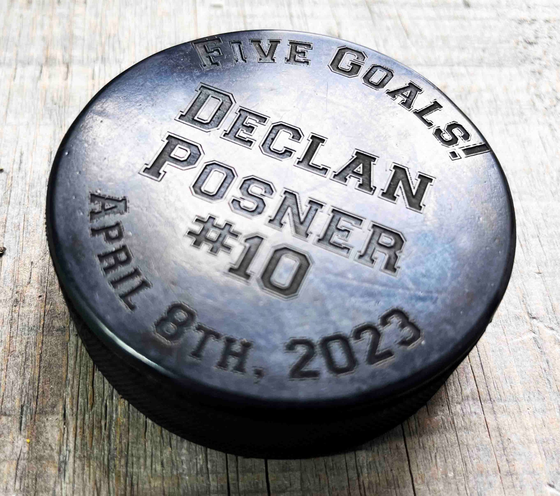 Custom Hockey Puck.