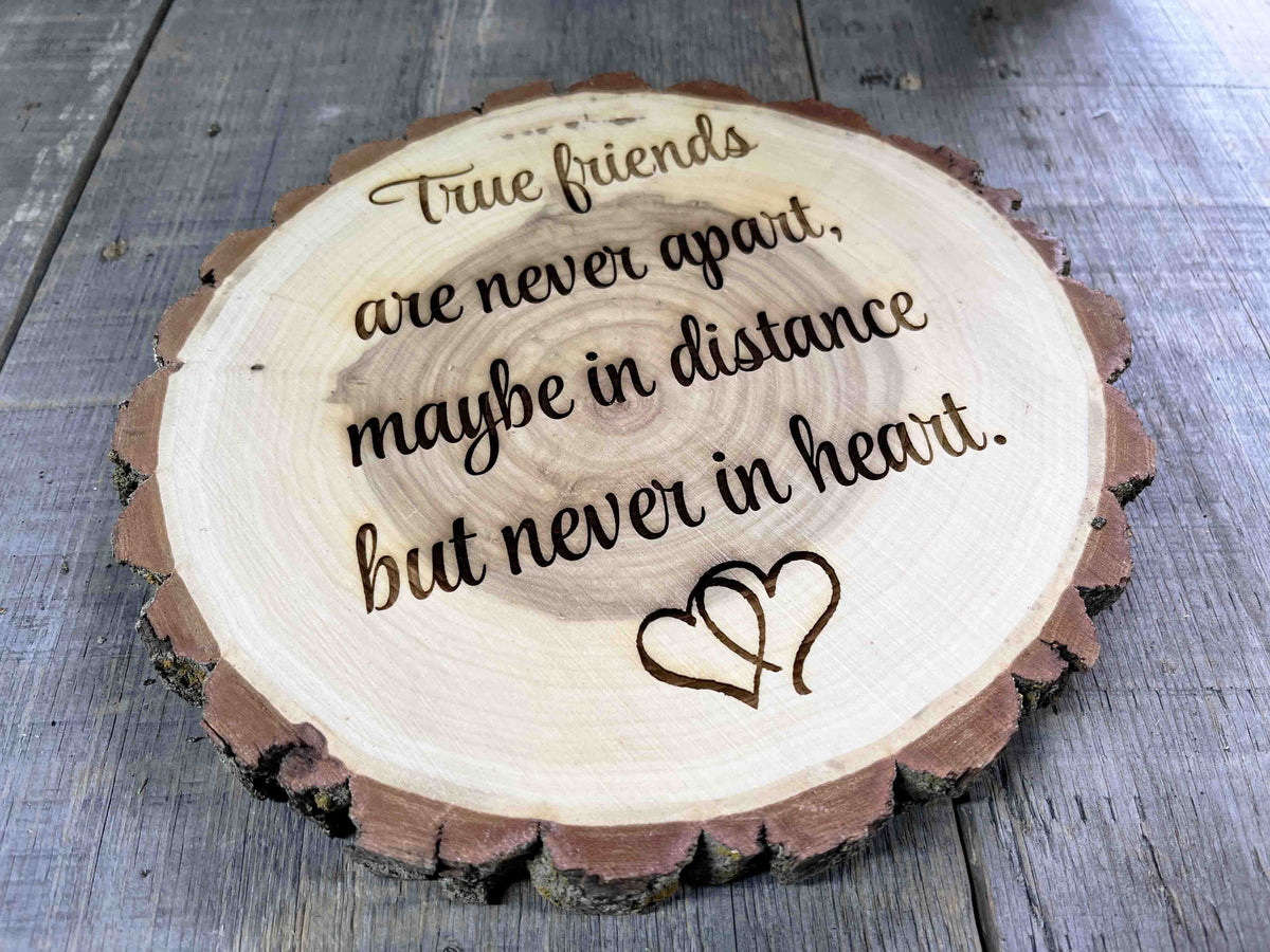 Tree Slice Plaque.