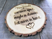 Tree Slice Plaque.