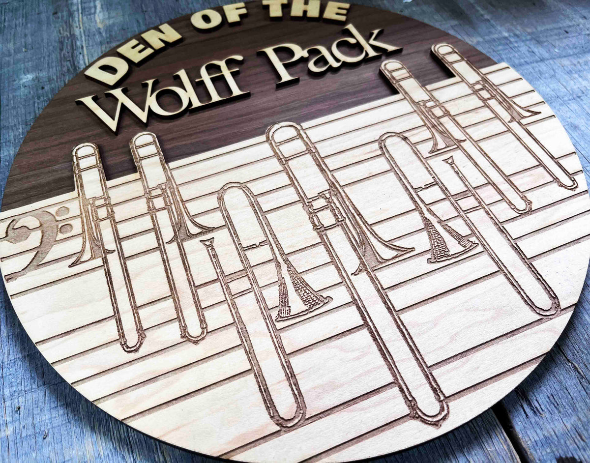 Custom Design/Shape/Size Wooden Dual Layer Sign Memories Made Custom