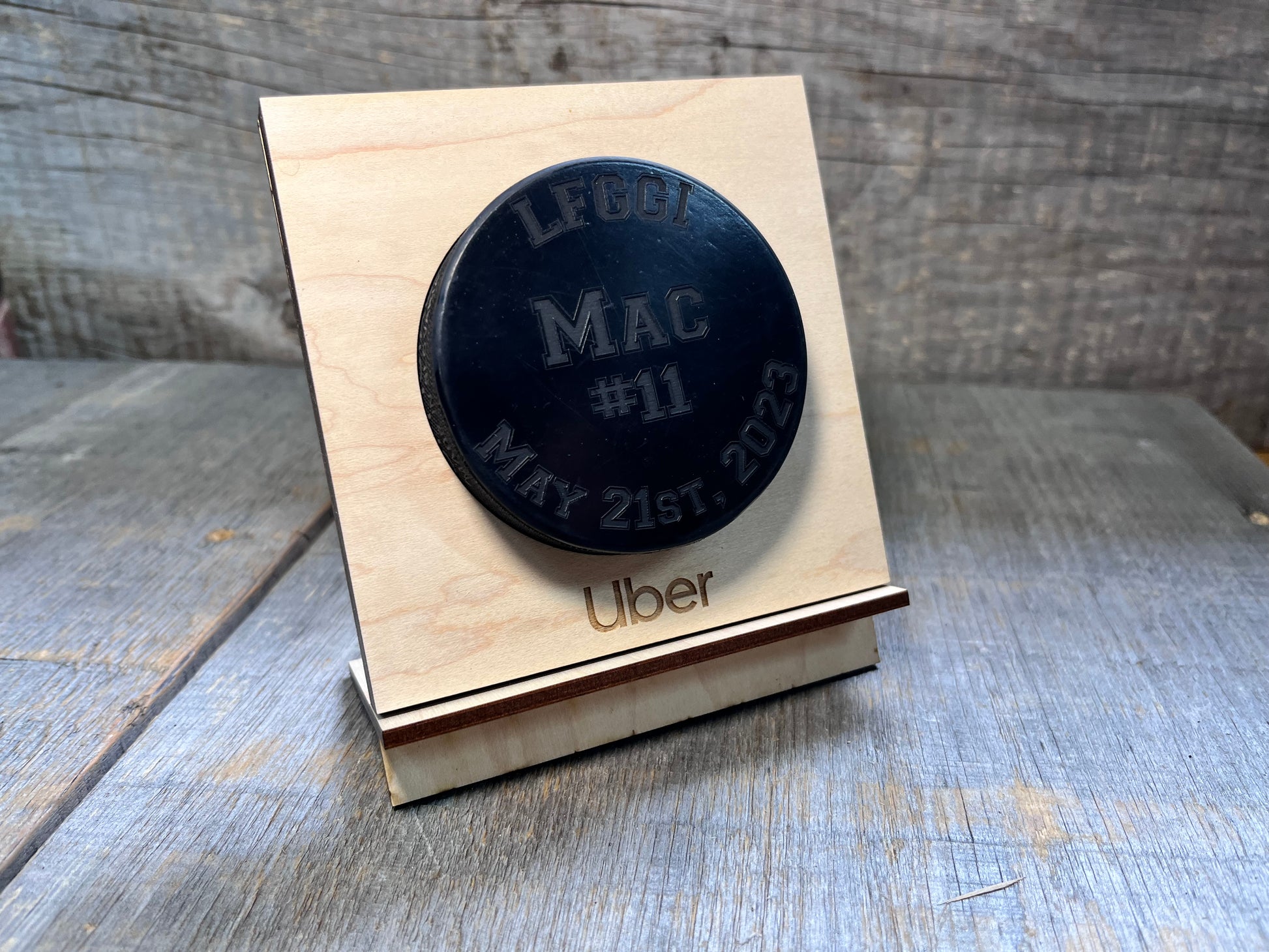 Custom Hockey Puck.