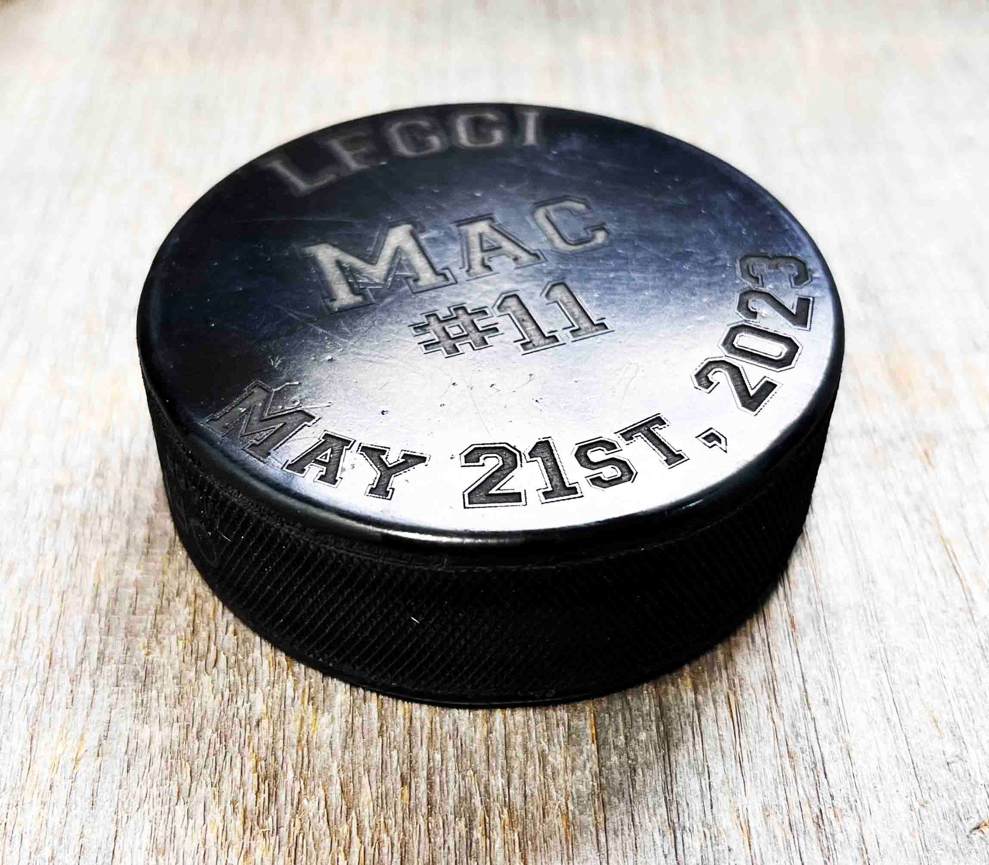 Custom Hockey Puck.