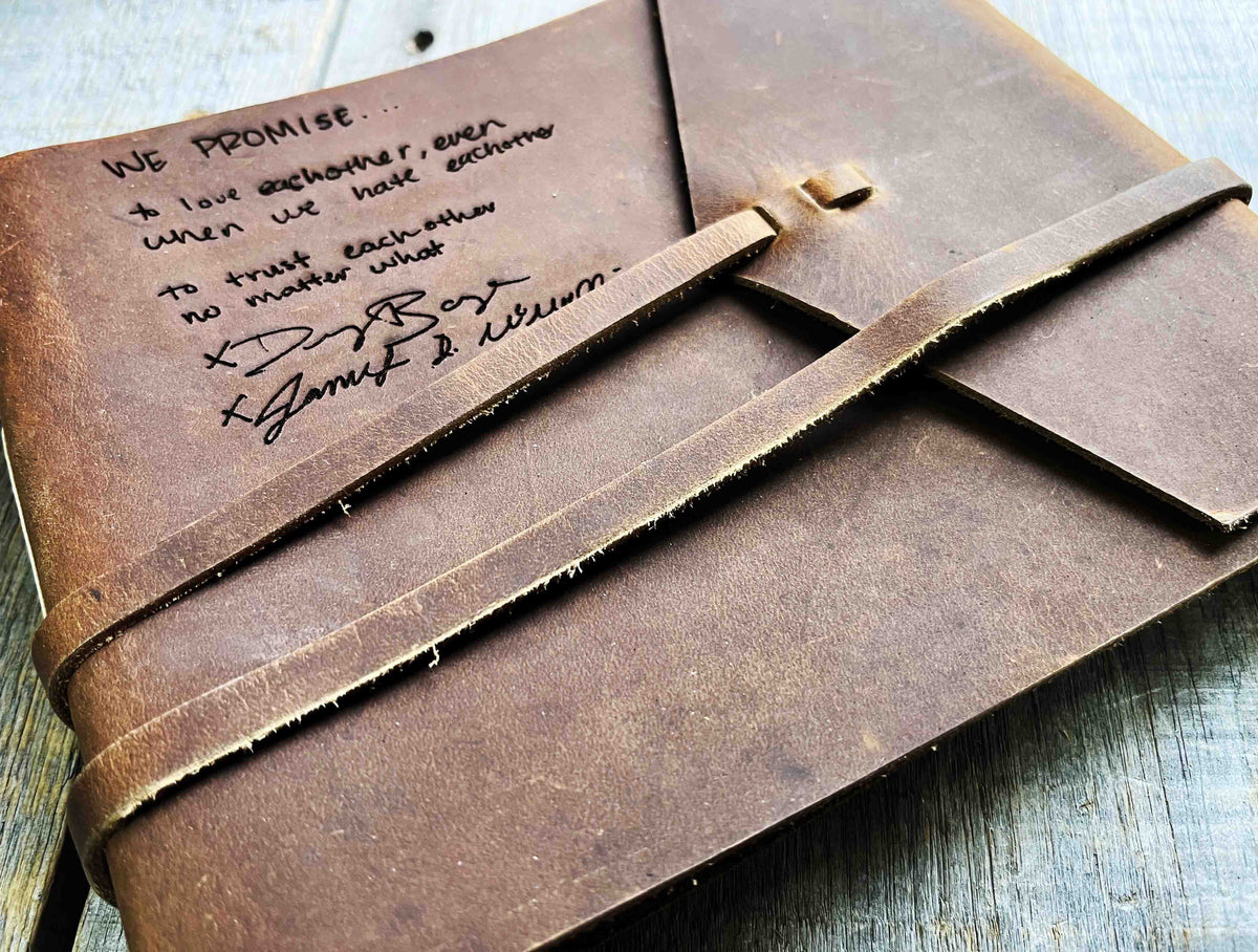 Leather Photo Album.