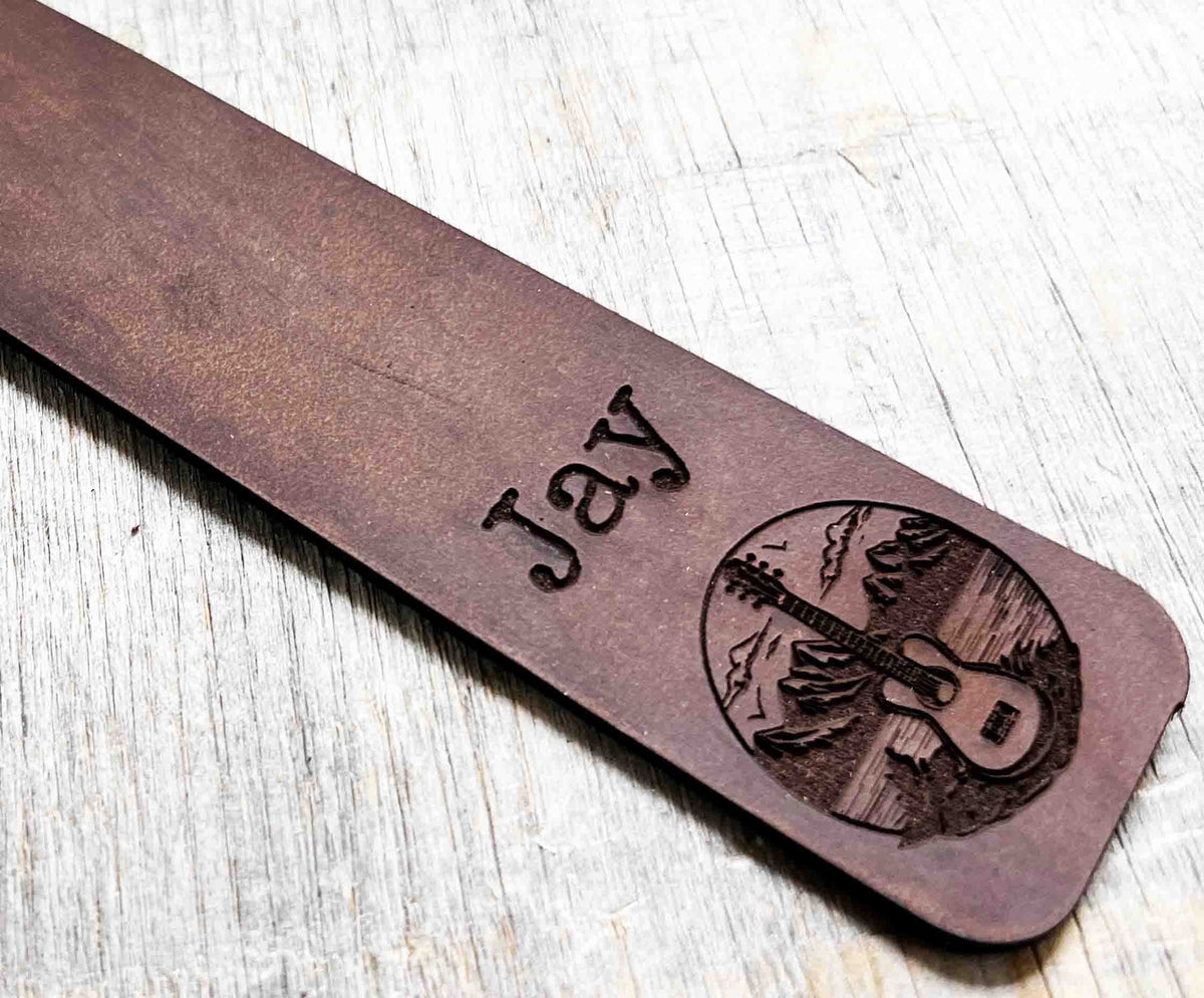 Bookmark Premium Leather Engraved.