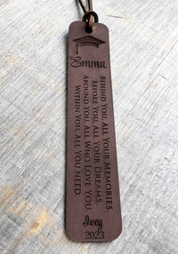 Bookmark Premium Leather Engraved.