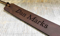 Bookmark Premium Leather Engraved.