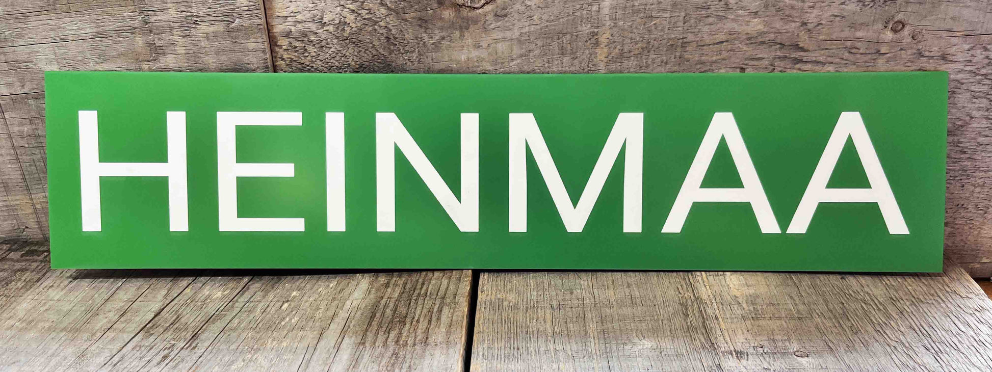 Custom Plastic Sign.