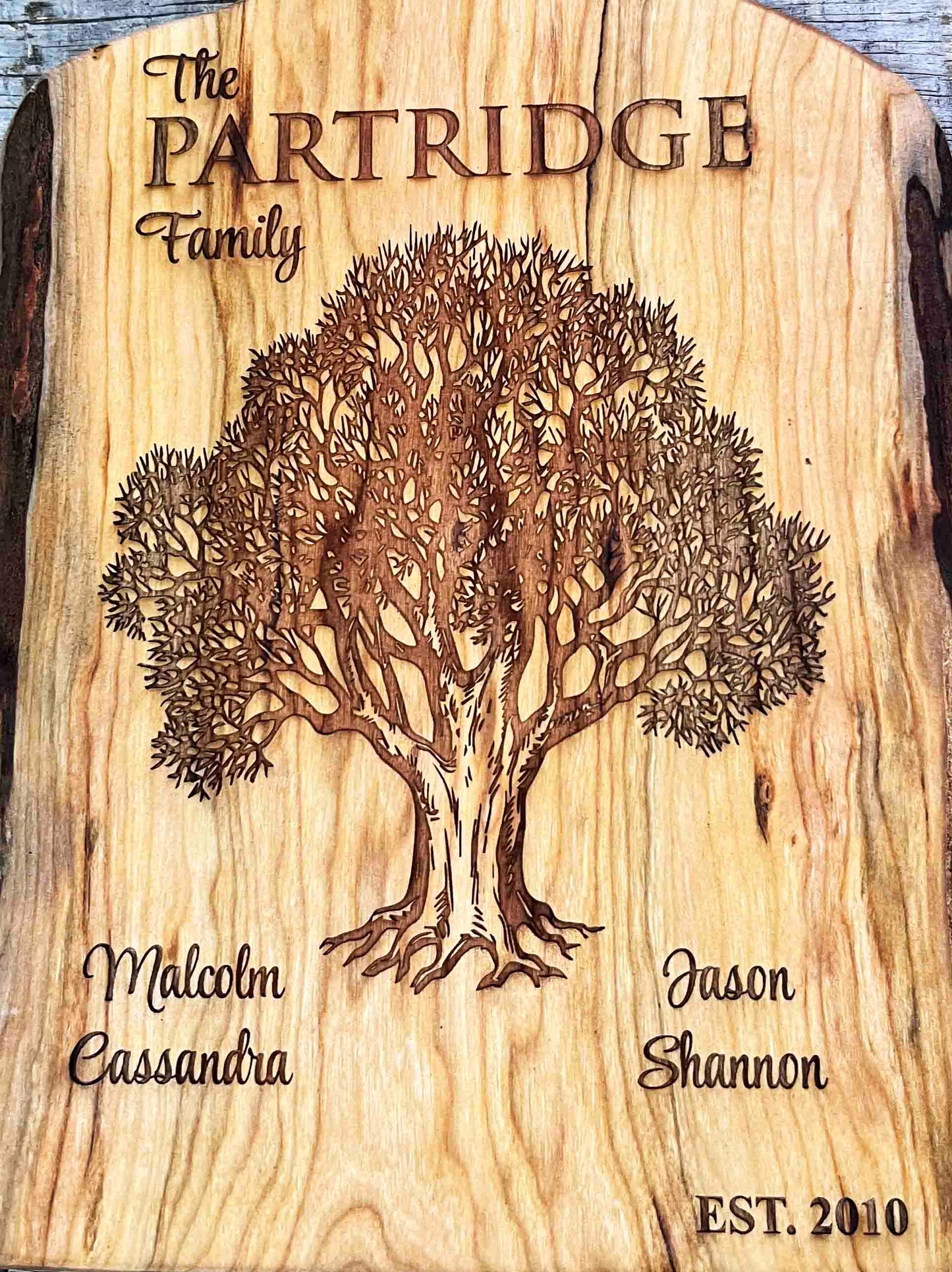 Live Edge Cutting Board Design 9.