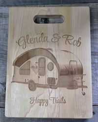 Maple Cutting Board Cutout Handle.