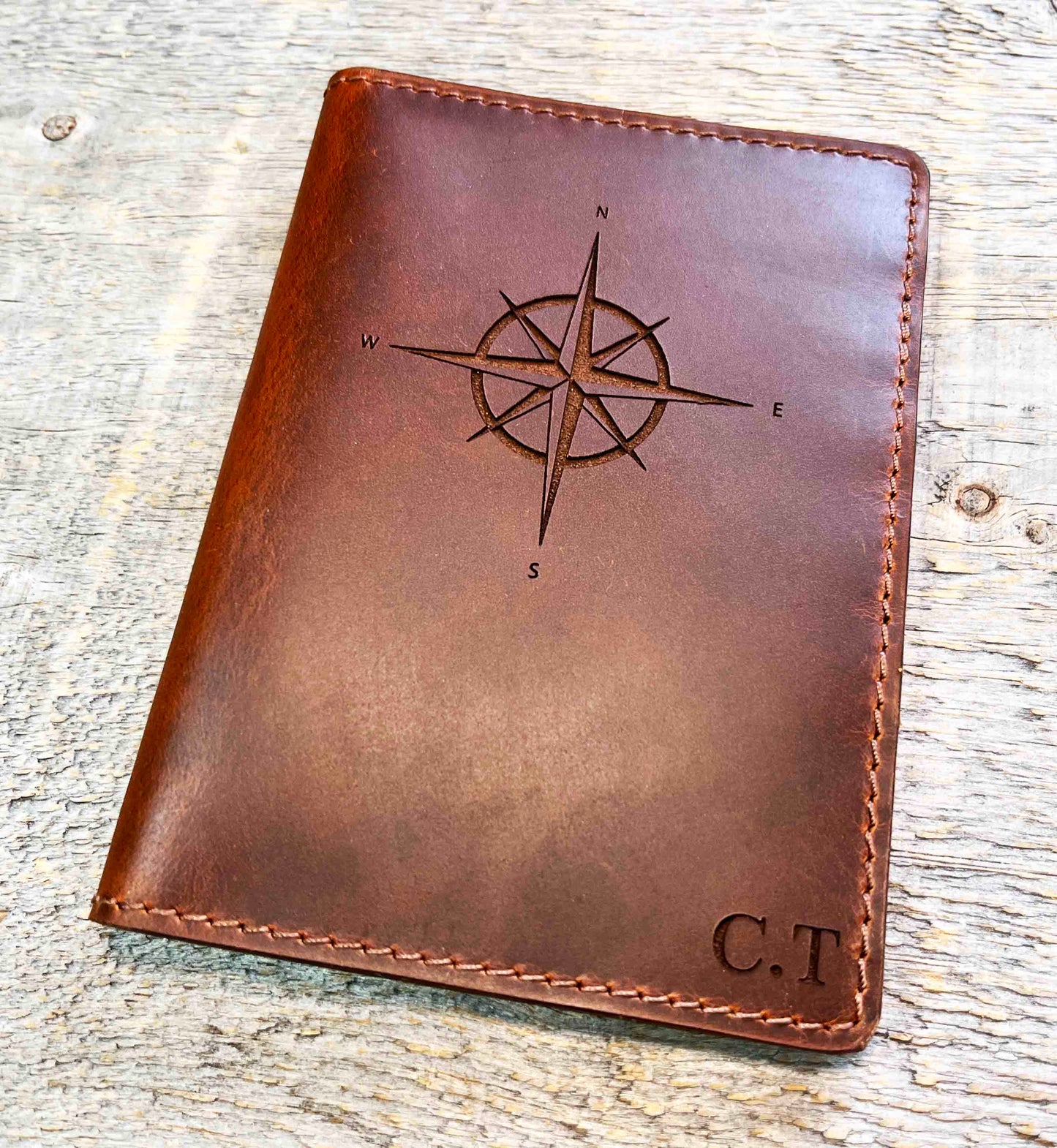 Passport Cover Premium Leather Engraved.