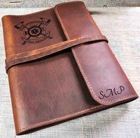 Refillable Journal / Premium Leather / Custom Engraved Memories Made Custom