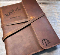Refillable Journal / Premium Leather / Custom Engraved Memories Made Custom