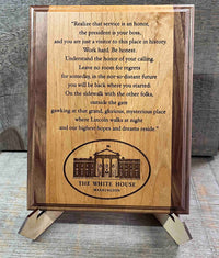 Wooden Plaque - Custom Engraved Memories Made Custom