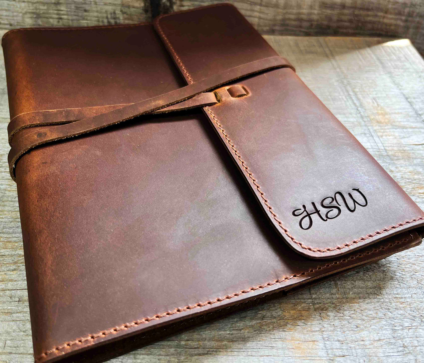 Refillable Journal / Premium Leather / Custom Engraved Memories Made Custom