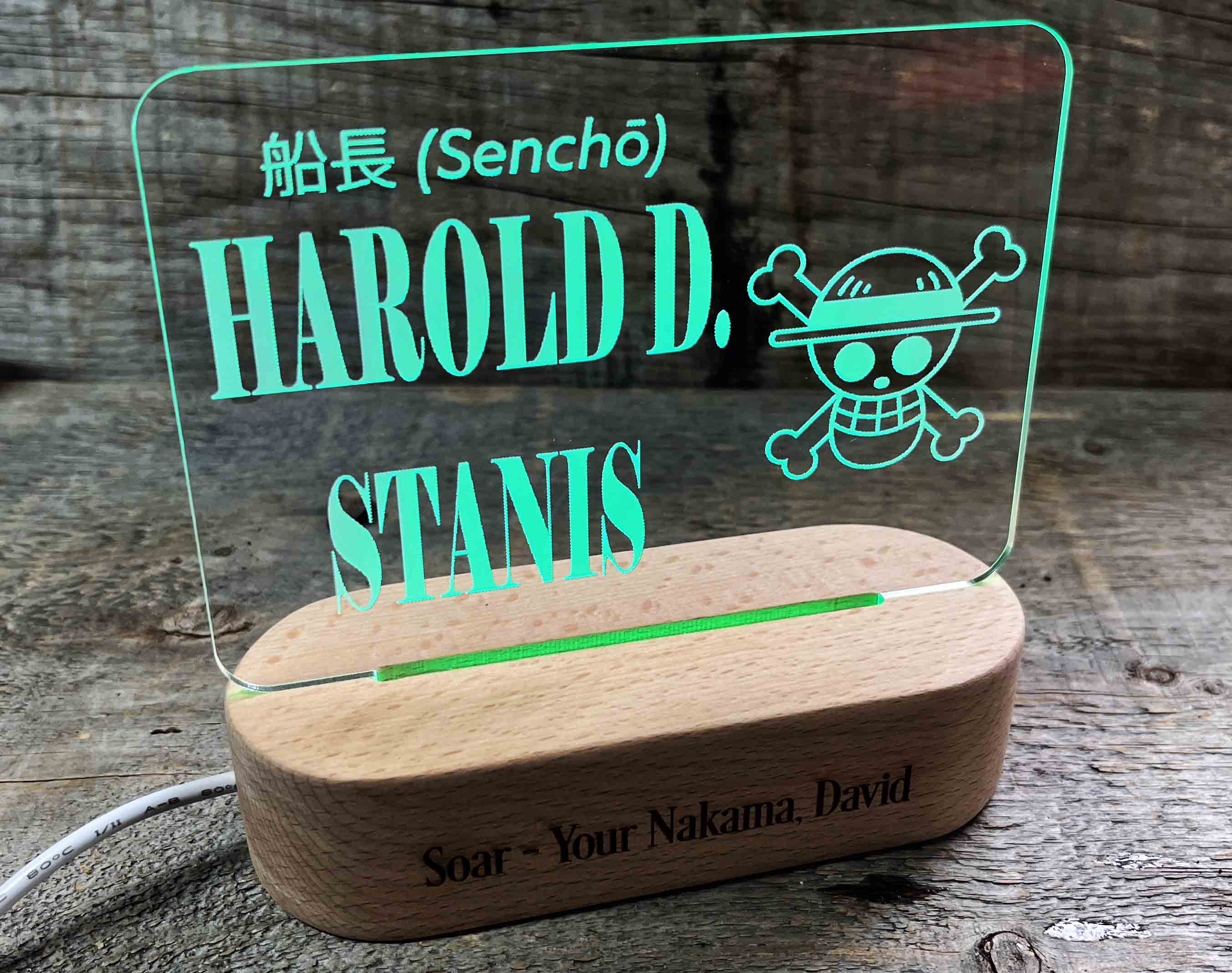 Custom Logo, Text and/or Graphic LED Light Sign - 7 Colours