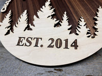 Custom Design/Shape/Size Wooden Dual Layer Sign Memories Made Custom