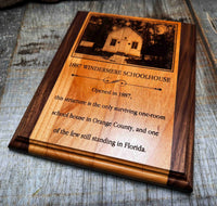 Wooden Plaque - Custom Engraved Memories Made Custom